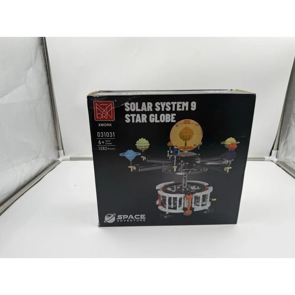 Dual-Mode Spinning Solar System Space Building Kit, STEM Model with Rotating ...